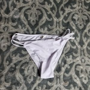White bottom bikini size large